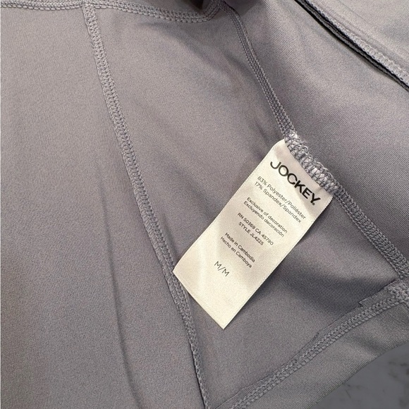 Jockey Women's Tulip Hem Yoga Jacket Zippered Pockets Thumbhole Cuff, Gray, M - Picture 4 of 5